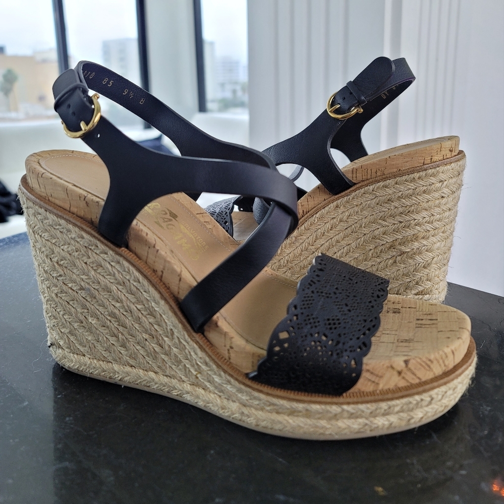 Ferragamo Espadrilles Platform Wedges